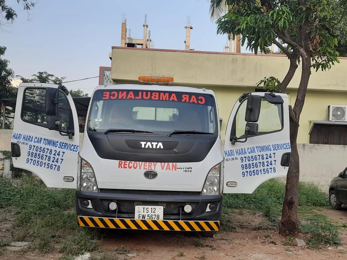 Recovery van from our towing fleet